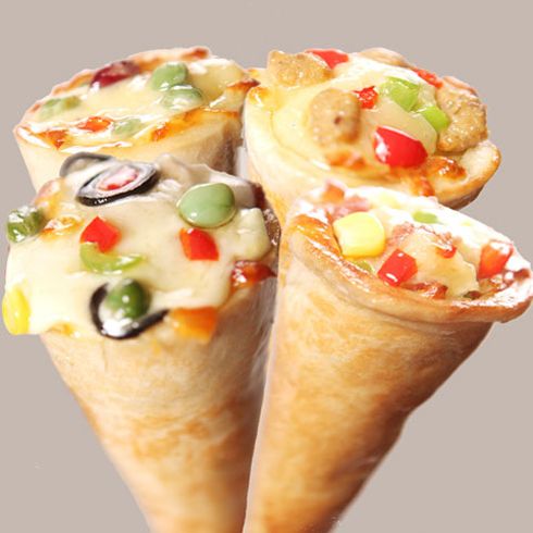 how to make pizza cones