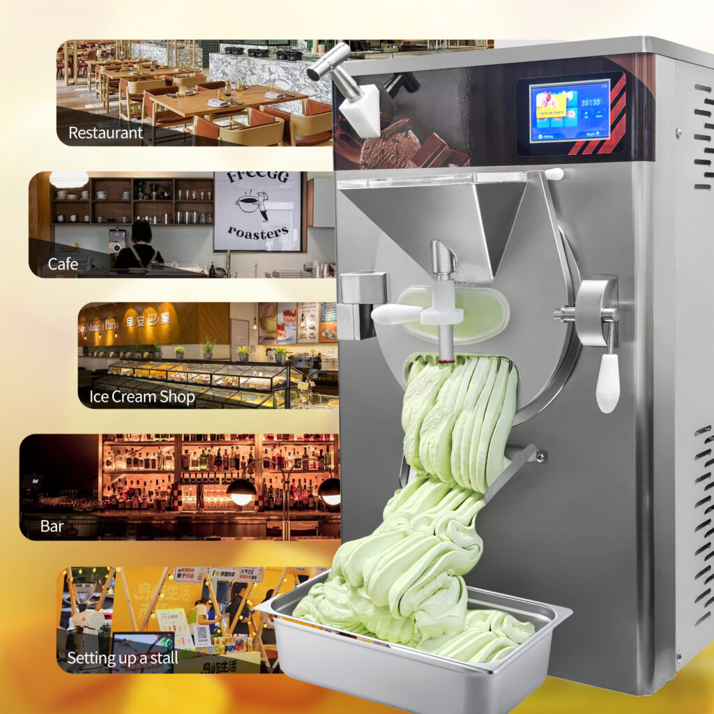 ice cream machine application